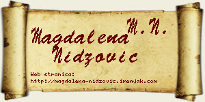 Magdalena Nidžović vizit kartica